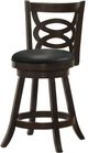 Coaster® Calecita 2-Piece Cappuccino Swivel Counter Stools with Upholstered Seat-3