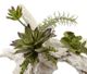 A & B Home 4-Piece Green/White Maline Potted Faux Succulent Set-2