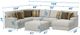 Jackson Furniture Tori 4-Piece Birch Sectional with Ottoman-2