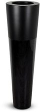 Le Present Duo Black 39.5" Slim Planter-0