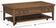 Magnussen Home® Bay Creek Toasted Nutmeg Rectangular Cocktail Table with Casters-2