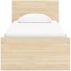 Signature Design by Ashley® Onita Natural Twin Panel Storage Bed-1