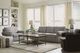 Flexsteel® Randall Light Gray Three-Cushion Sofa-3