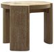 Furniture of America® Poltimore Oak Round End Table-0