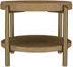 Coaster® Arini Sand Wash End Table with Aged Brass Base-1