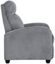 Homelegance® Parsons Dark Gray Manual Push Back Recliner-4