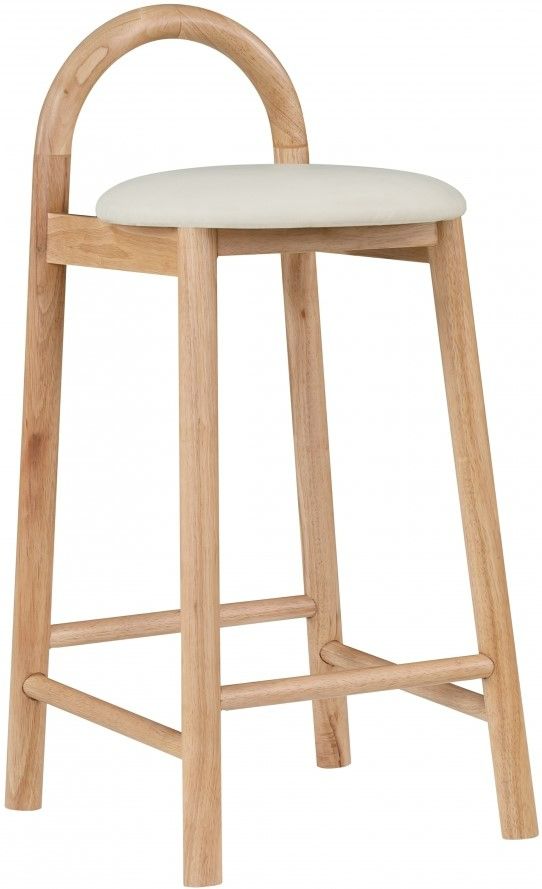 Meridian Furniture Calvin Natural Vegan Leather Counter Stool-0