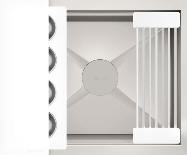 The Galley® Designer White Resin Ideal BarStation® 2C with Three Tool Bar Kit-0
