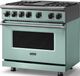 Viking® 7 Series 36" Splash Pro Style Dual Fuel Range with Griddle-3
