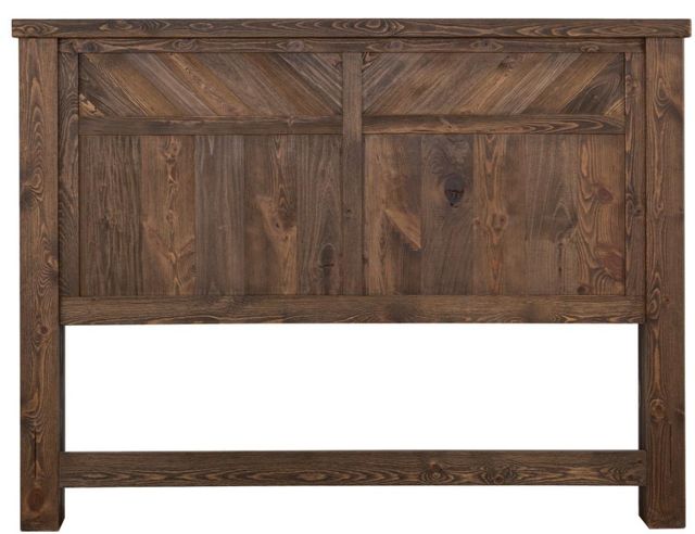 International Furniture Direct Dutton Brown Queen Panel Bed-3