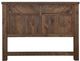 International Furniture Direct Dutton Brown Queen Panel Bed-3