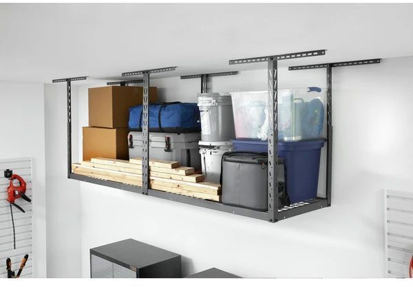 Gladiator® Hammered Granite Garage Overhead GearLoft™ Storage Rack -4