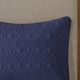 Olliix by Madison Park 3 Piece Navy King Quebec Fitted Bedspread Set-2