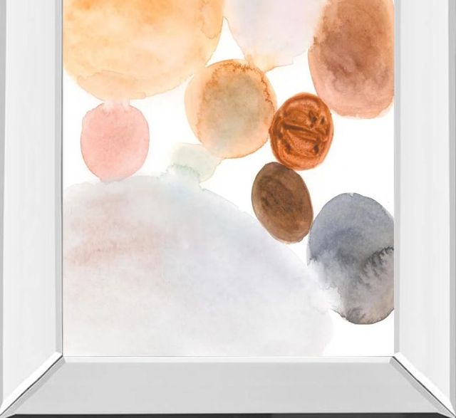 Classy Art Marble Wash II by Victoria Barnes Mirror Framed Wall Art-1