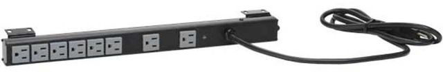 Sanus® Component Series Black Vertical Power Strip and Surge Protector-1