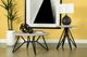 Coaster® Hadi Cement Coffee Table with Gunmetal Hairpin Leg-4