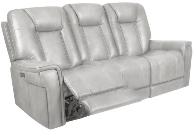 BarcaLounger® Sanibel Rainer Dove Leather Power Reclining Sofa-1