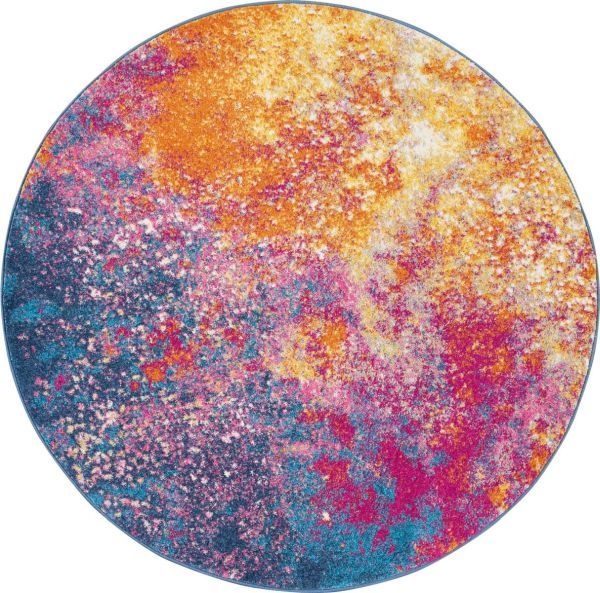 Nourison Home™ Passion 5'3" Round Style 2 Area Rug-0
