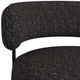 Elements International Antonia Black Swivel Chair-5