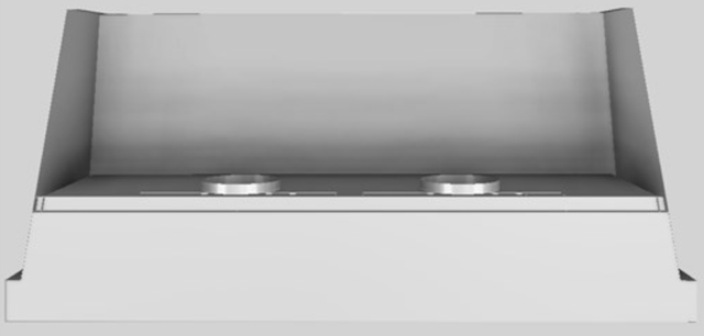 Vent-A-Hood® Designer Series 66" Stainless Steel Wall Mounted Range Hood-3