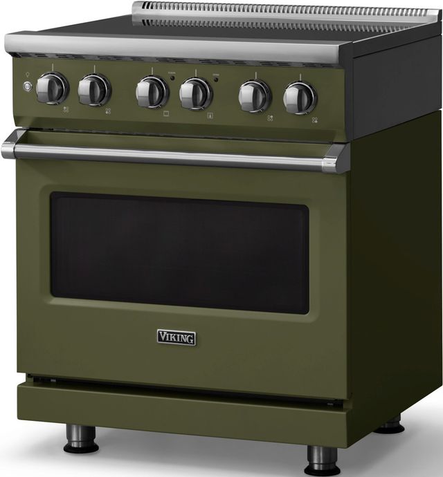 Viking® 5 Series 30" Martini Pro Style Induction Range with Polished Chrome Trim-3