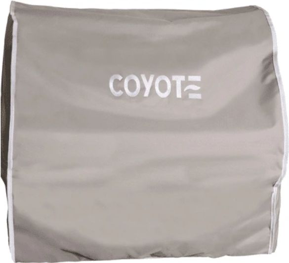 Coyote® 28” Light Grey Built In Pellet Grill Cover-0