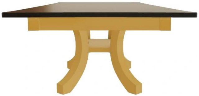 Mavin Customizable 38" x 72" Concave Extendable Dining Table with 18" Leaf-2