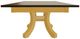 Mavin Customizable 38" x 72" Concave Extendable Dining Table with 18" Leaf-2