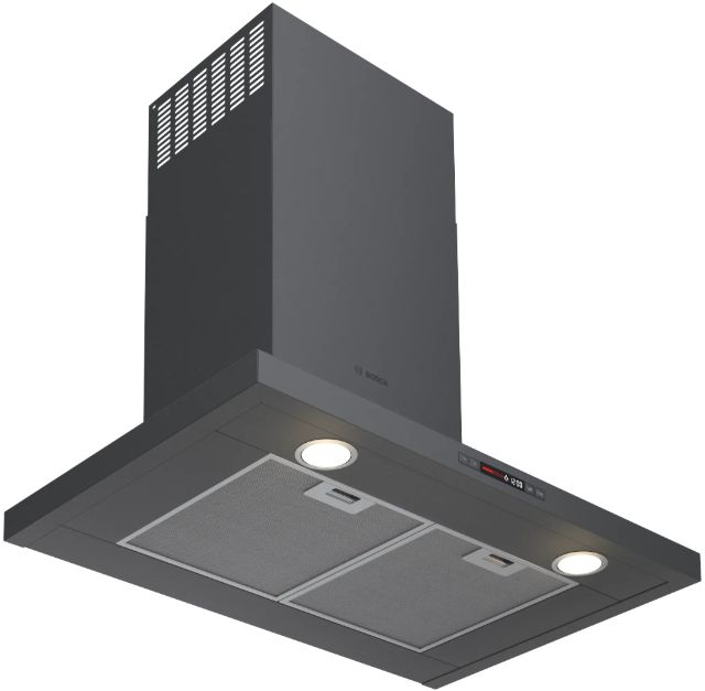 Bosch® 800 Series 30" Black Stainless Steel Pyramid Wall Mounted Range Hood-2
