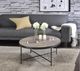 ACME Furniture Bage Weathered Gray Oak Coffee Table with Black Metal Base-1