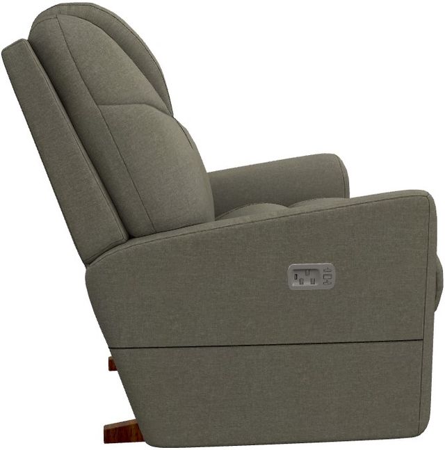 La-Z-Boy® Sparrow Moss Power Rocking Recliner with Headrest-2