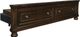 Millennium® by Ashley® Porter Rustic Brown California King Sleigh Storage Bed-4