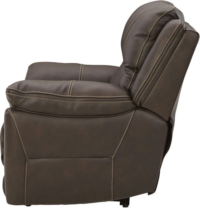Signature Design by Ashley® Dunleith Chocolate Zero Wall Power Recliner with Power Headrest-4