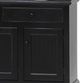 American Heartland Manufacturing Poplar Black Buffet-1