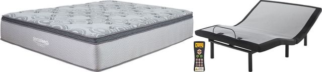 Sierra Sleep® by Ashley® Augusta 2-Piece Wrapped Coil and Best than a Boxspring King Mattress Set-0