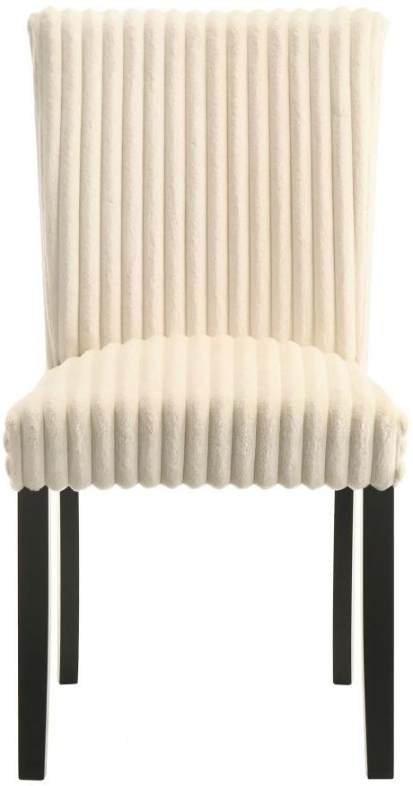 Coaster® Dermott 2-Piece Cream Upholstered Dining Side Chair Set-3
