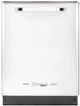 Unique® Appliances Classic Retro 24" Marshmallow White Built In Dishwasher-0