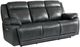 Bassett® Furniture Club Level Evo Graphite Leather Power Reclining Sofa-0