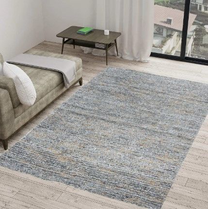 KAS Rugs Kauai Grey Natural Horizon 5'x7' Area Rug-4
