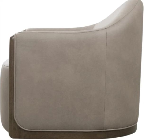 Hooker® Furniture Cora Dark Wood Swivel Chair-2