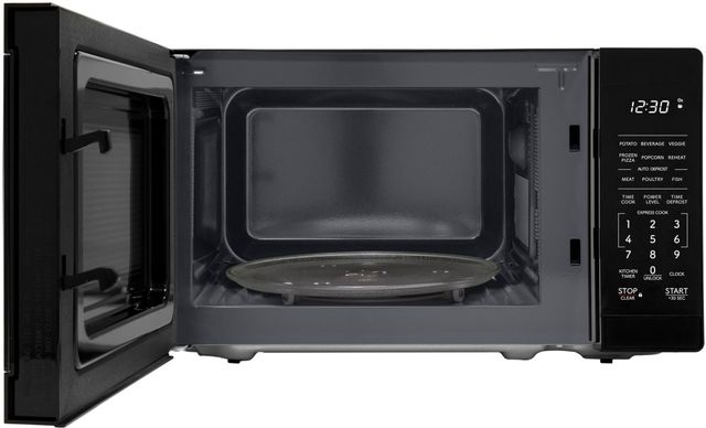 Sharp® 0.7 Cu. Ft. 700W Black Countertop Microwave-1
