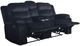 New Classic® Home Furnishings Willow Black Manual Dual Reclining Console Loveseat-3