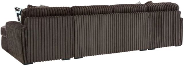 Signature Design by Ashley® Midnight-Madness 3-Piece Chocolate U-Shape Sectional and Chaise-2