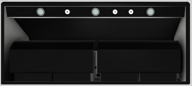 Vent-A-Hood® 48" Black Under Cabinet Hood-2