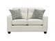 Decor-Rest® Furniture LTD Kayla Ivory Loveseat-2