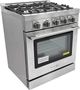 Unique® Appliances Classic Retro 30" Stainless Steel Slide-In Propane Gas Range-2