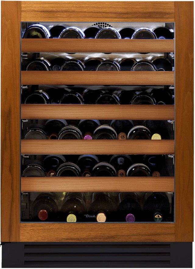 True® 24” 5.5 Cu. Ft. Glass Panel Ready Left Hinge Undercounter Wine Cooler-0