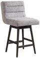 Armen Living Elias 2-Piece Gray Counter Stool Set-0