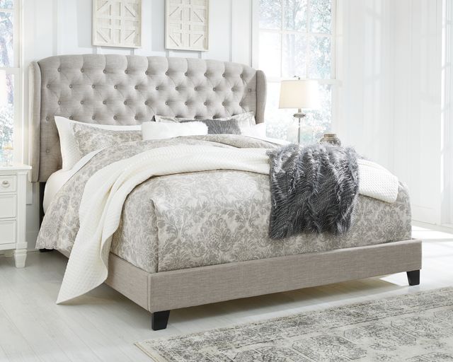 Signature Design by Ashley® Jerary Gray Queen Upholstered Bed-1