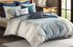 Olliix by INK+IVY 3 Piece Blue Full/Queen Nova Comforter Mini Set-0